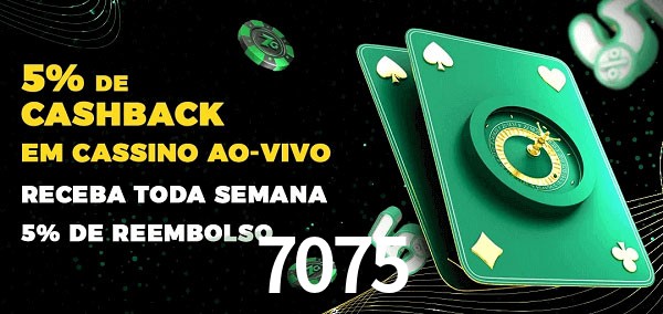 Promoções do cassino ao Vivo 7075